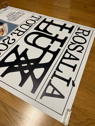 Cartel 91x70 Rosalia LUX Tour 2026