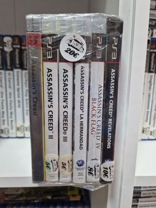 Lote 5 Juegos PS3 Assassin's Creed