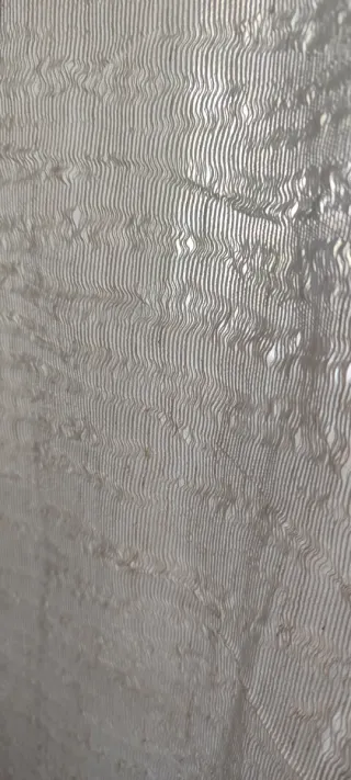 Cortinas de tela, blanco roto