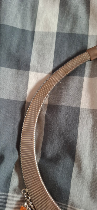 Collar mujer plata y multicolor