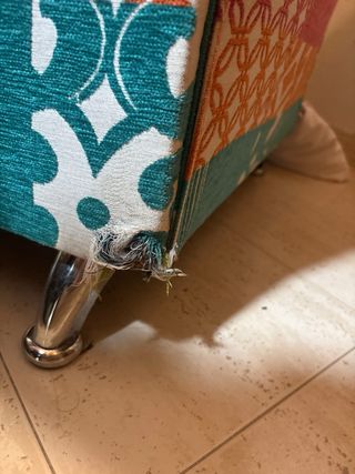 Sofá patchwork multicolor