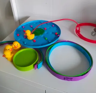 Juego de mesa infantil con patitos