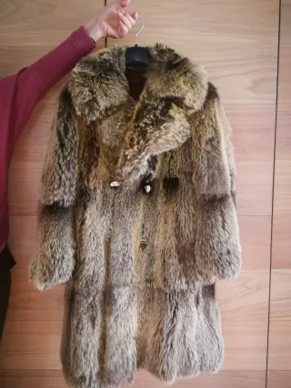 Pelliccia vera vintage anni '80 da sistemare