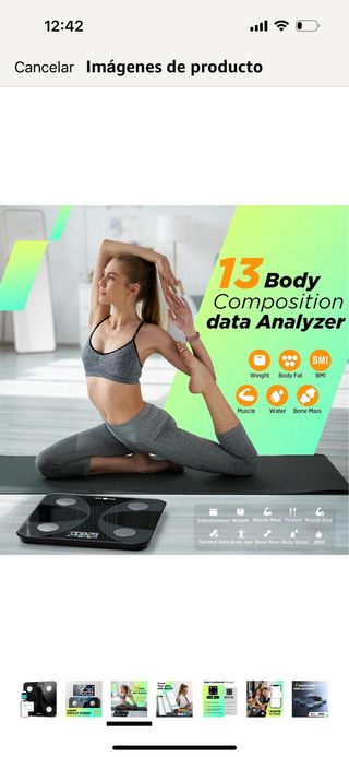 Báscula de peso corporal inteligente