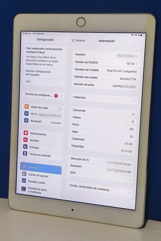 iPad Pro 9.7" 32GB Oro + Funda Teclado PERFECTO