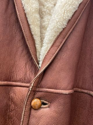 Montone Shearling uomo marrone