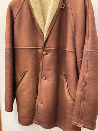 Montone Shearling uomo marrone