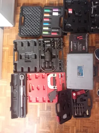 Compresor de aire industrial verde