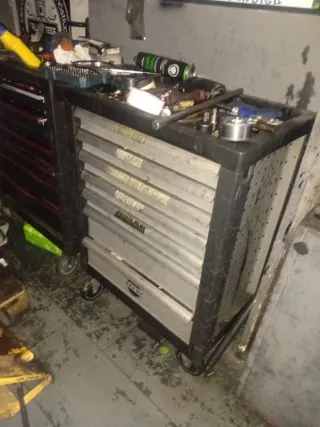 Compresor de aire industrial verde