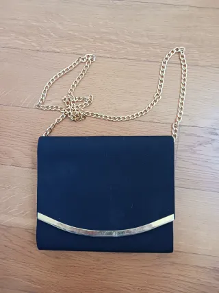 Pochette nera e oro nuova