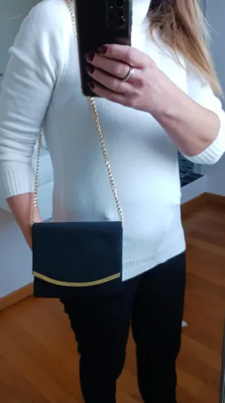 Pochette nera e oro nuova