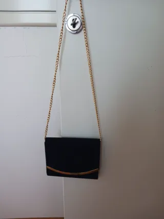 Pochette nera e oro nuova