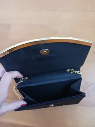 Pochette nera e oro nuova
