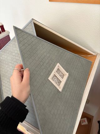 Casa de muñecas grande estilo 3D artesanal