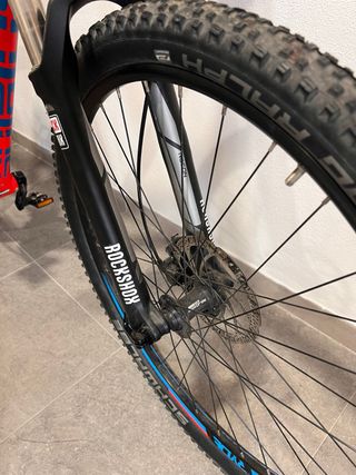 Bicicleta Montaña Haibike Roja/Azul