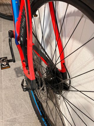 Bicicleta Montaña Haibike Roja/Azul