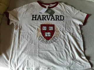 Camiseta Harvard H&M Talla L