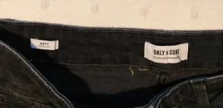 Vaqueros ONLY & SONS negros W30 L34