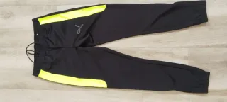 Pantalón de chándal Puma negro y amarillo