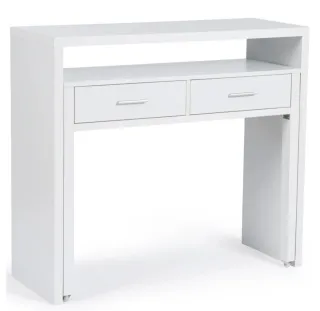 Escritorio extraíble blanco