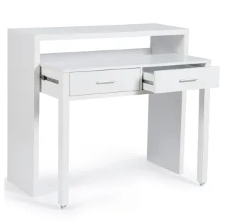 Escritorio extraíble blanco