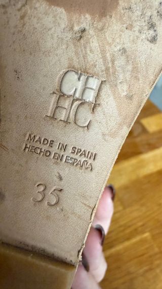 Sandalias cuña Carolina Herrera Talla 35