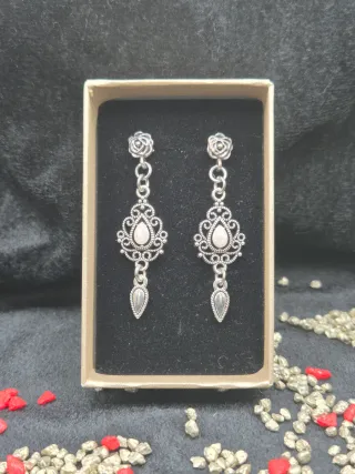 Pendientes baturra para traje regional