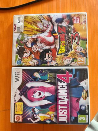 Pack 2 Juegos Wii: Dragon Ball Z y Just Dance 4