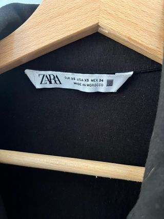 Camisa Zara Negra Mujer Talla M