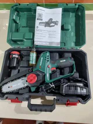 Mini Motosierra Parkside.