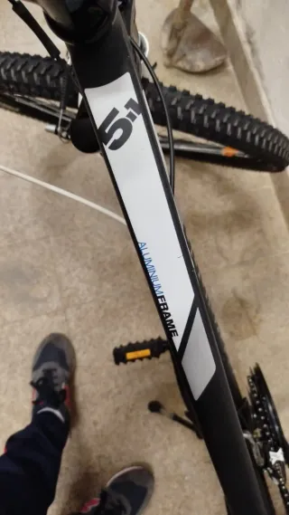 Bicicleta Rockrider 5.1 Negra Talla 24