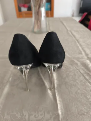Zapatos de tacón negros mujer talla 39