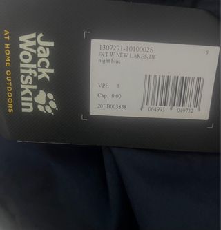 Talla S. Chaqueta de mujer JACK WOLFSKIN New Lakes