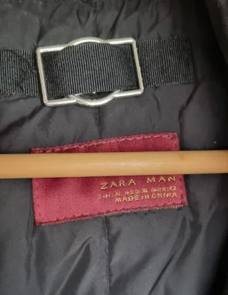 Chaqueta Zara Man Negra Talla XL