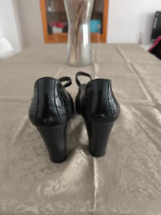 Zapatos de tacón negros mujer talla 39