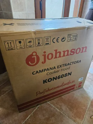 Campana extractora decorativa negra