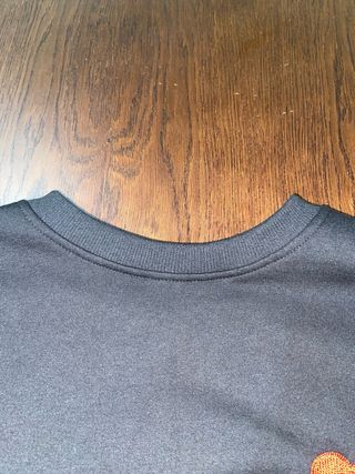 Sudadera Ami Paris Negra Corazón Rojo Talla XL