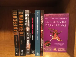 Lote 8 libros Roma Manfredi