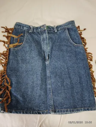 Disfraz Vaquera con flecos