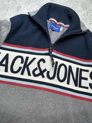 Jack & Jones Vintage Knitwear - Cozy Half Zip 90s