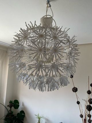 Lámpara colgante esférica de papel