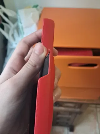 Funda iPhone 12 Mini Roja Acolchada