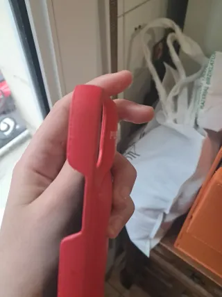 Funda iPhone 12 Mini Roja Acolchada