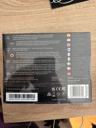 Nextbase Dash Cam 522GW sin abrir Negociable