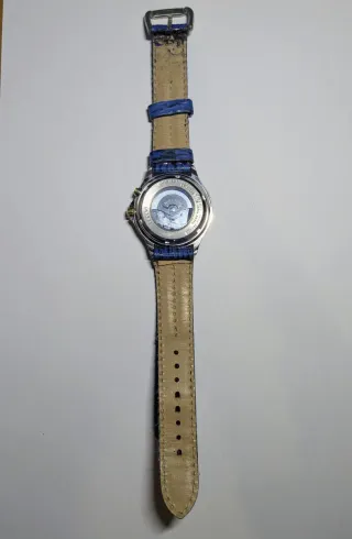 Reloj Seiko Kinetic SQ50 Oro y Azul