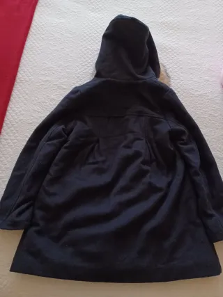 Abrigo niña azul Vertbaudet con capucha