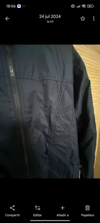 Sudadera Fred Perry azul con cremallera