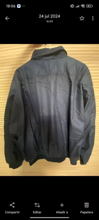 Sudadera Fred Perry azul con cremallera