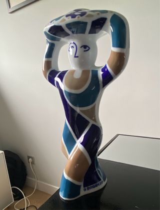 Figura Sargadelos Pulpeira Cerámica