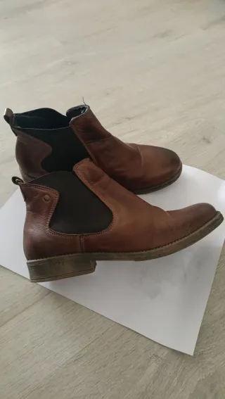 Botines Marrones de Piel